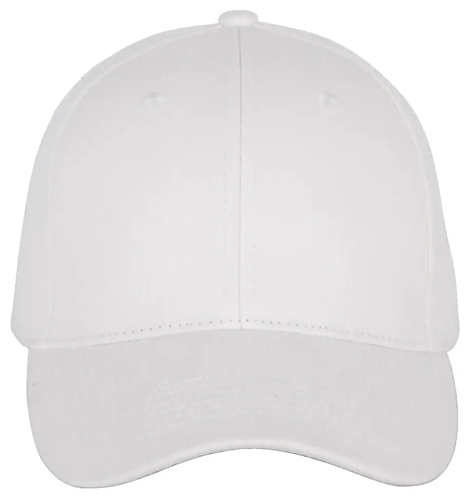 Baseball Cap - 6 Panel (White)