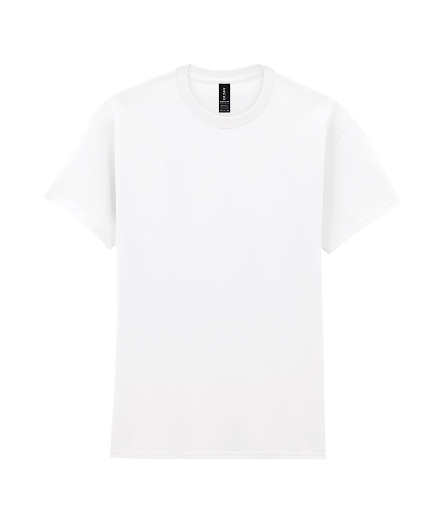 Adult Heavy Cotton Tee (White, Small)