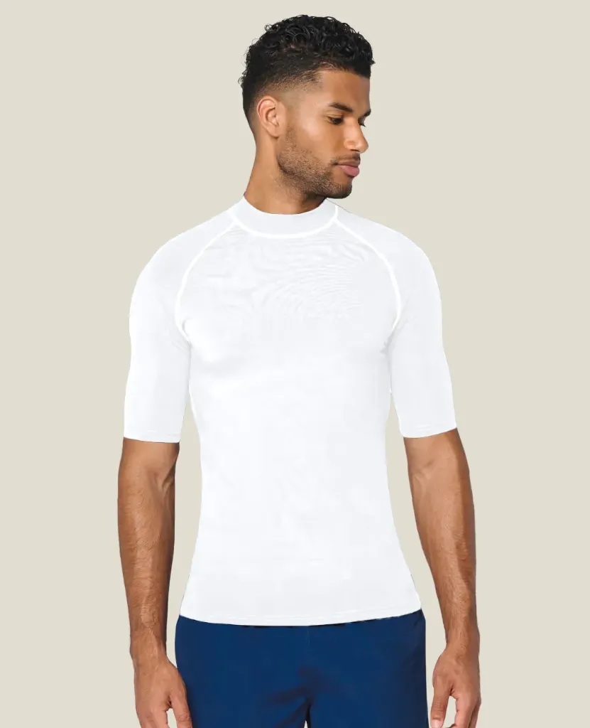 Adult Active Sun Protect SPF40+ Tee (XS, White)