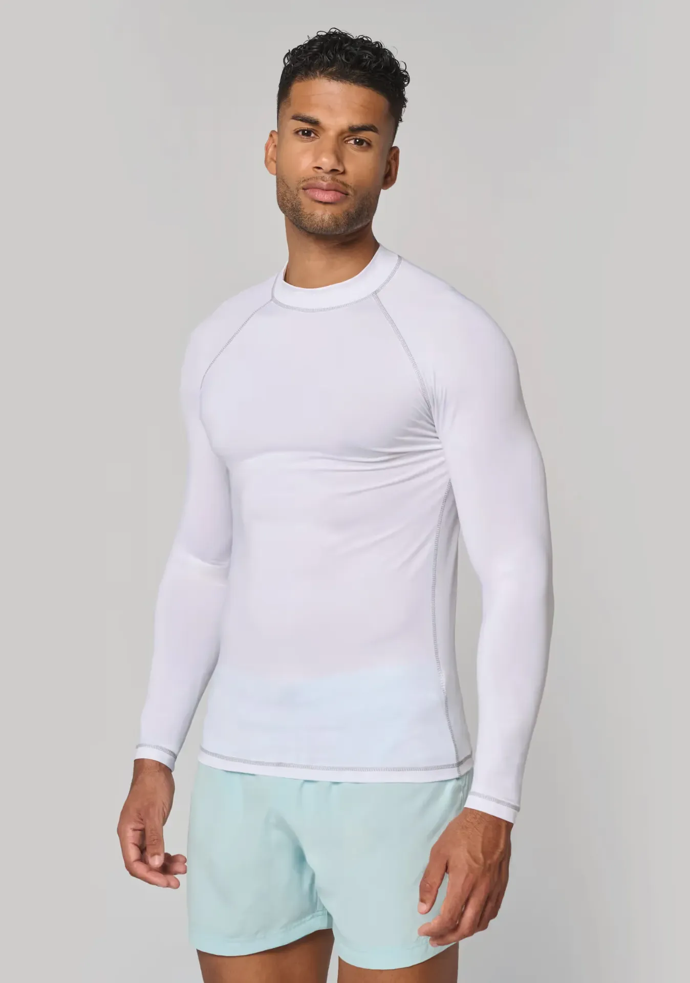Sports SunProtect UV40+ Tee - Unisex Long Sleeve (X Small, White)