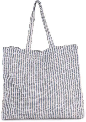 Striped Juco Bag